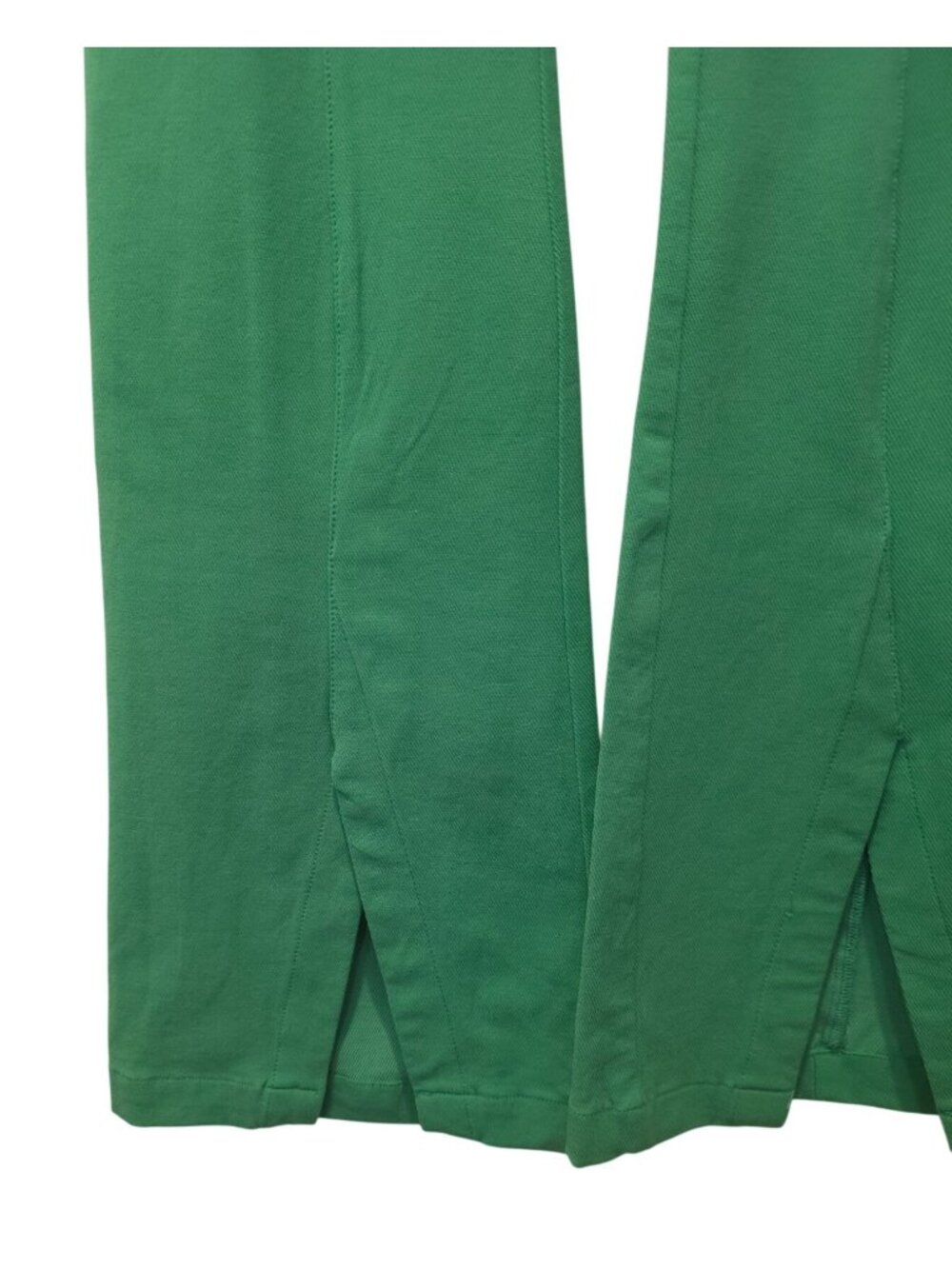 FREE PEOPLE Green High-Waisted Split Flare Stretch Pants Women's XS - Picture 4 of 8